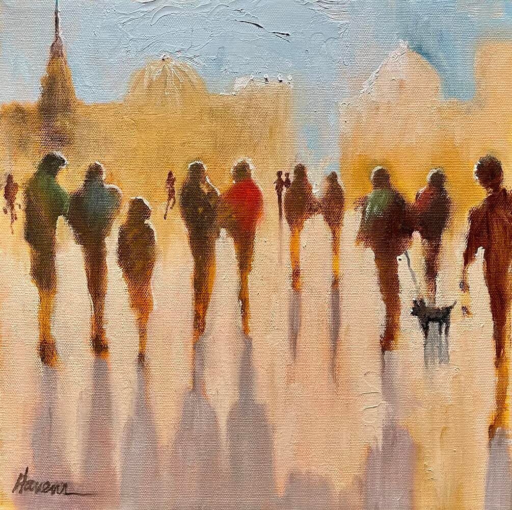Olde Church by Betsy Havens at LePrince Galleries